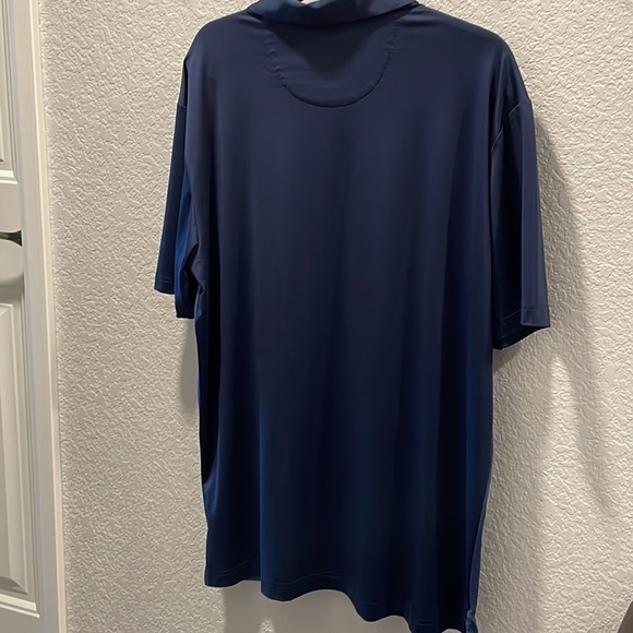 Callaway navy blue golf mens short sleeve opti-dri shirt Sz L 🏌🏾‍♂️⛳️☀️ - Picture 4 of 4